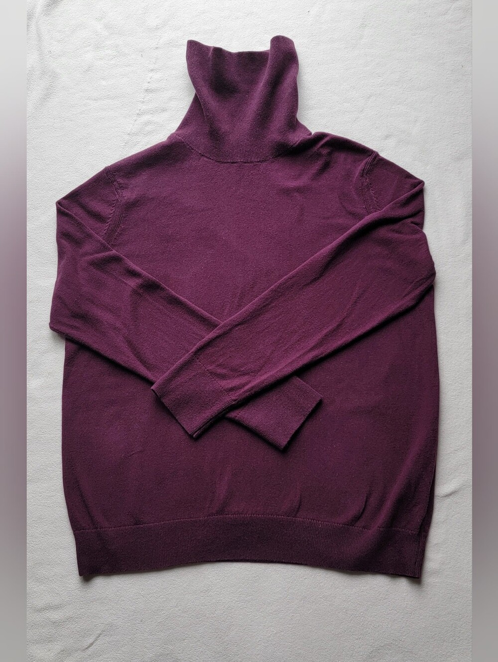 Plum Turtleneck Sweater